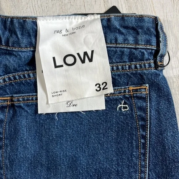 Rag & Bone Cambria Dre Low Rise Short Size 32 NWT